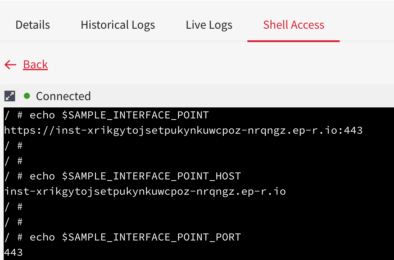 Network endpoint