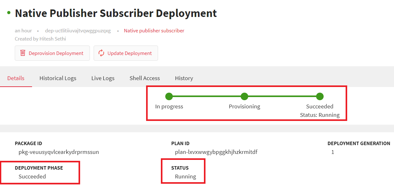 Docker Publisher Subscriber Deployment