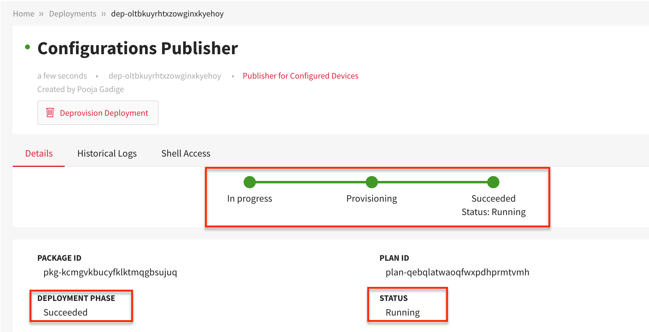 Configurations Publisher